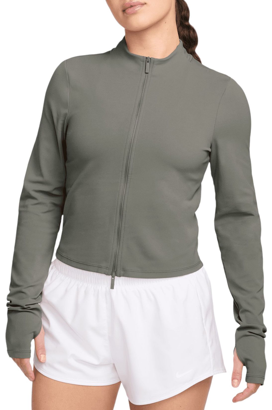 Nike Women's Zenvy Dri-FIT Full-Zip Long-Sleeve Top