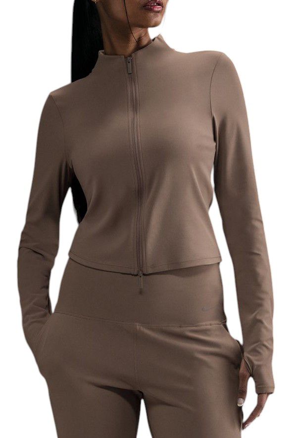 Nike Women's Zenvy Dri-FIT Full-Zip Long-Sleeve Top