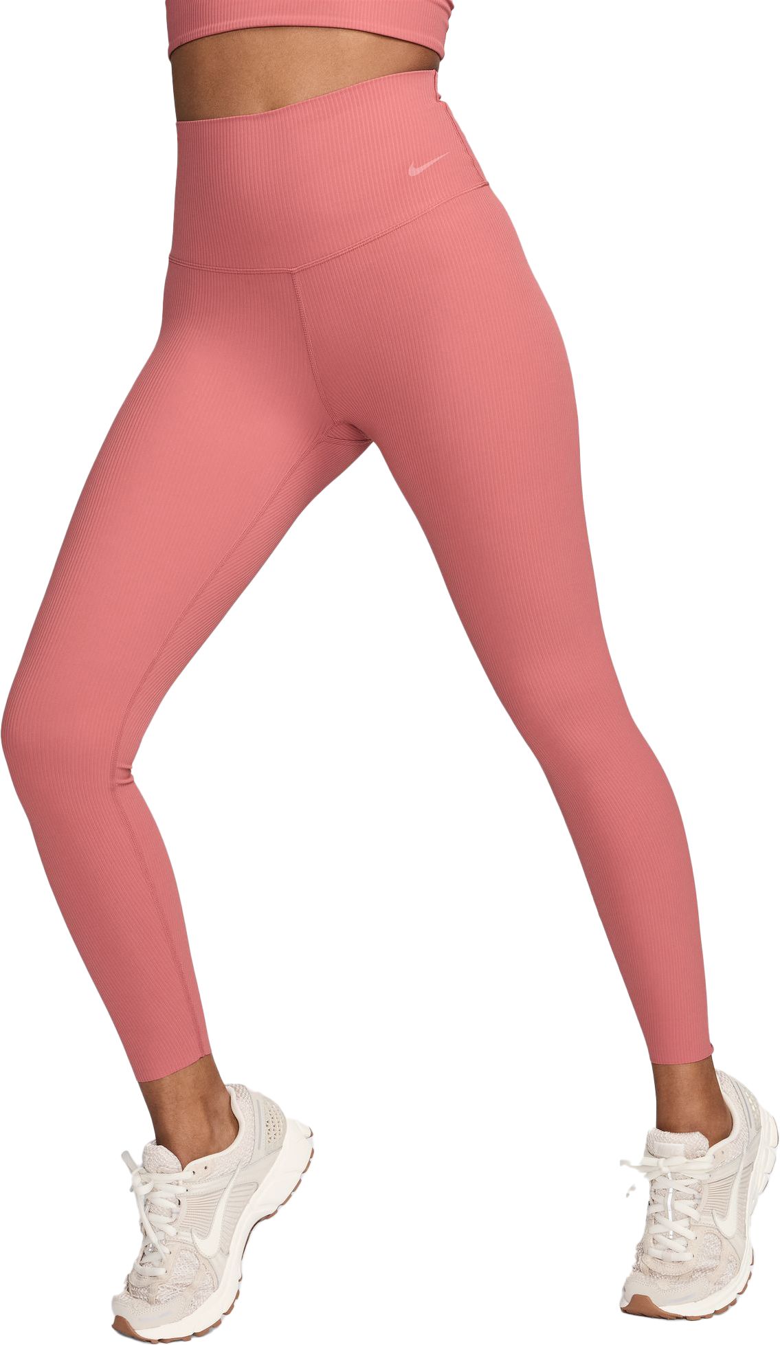 Nike Women's Zenvy Rib Gentle-Support High-Waisted 7/8 Leggings