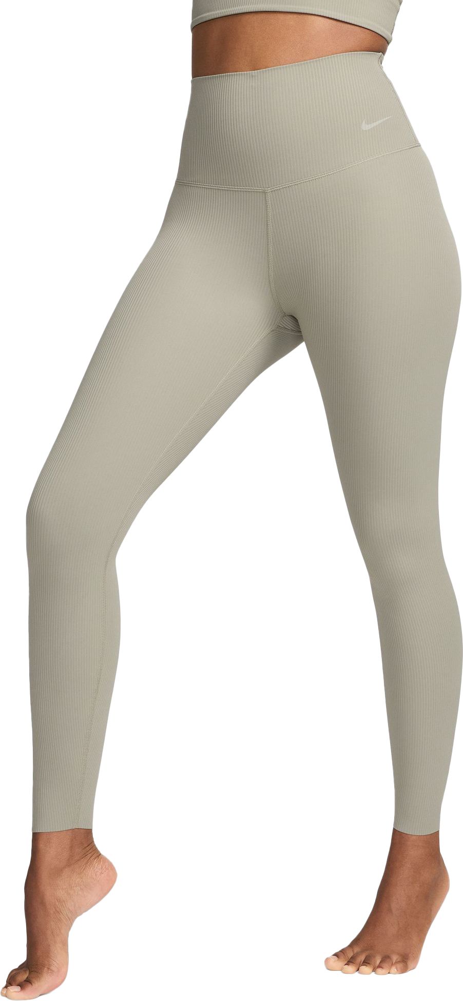 Nike Women's Zenvy Rib Gentle-Support High-Waisted 7/8 Leggings