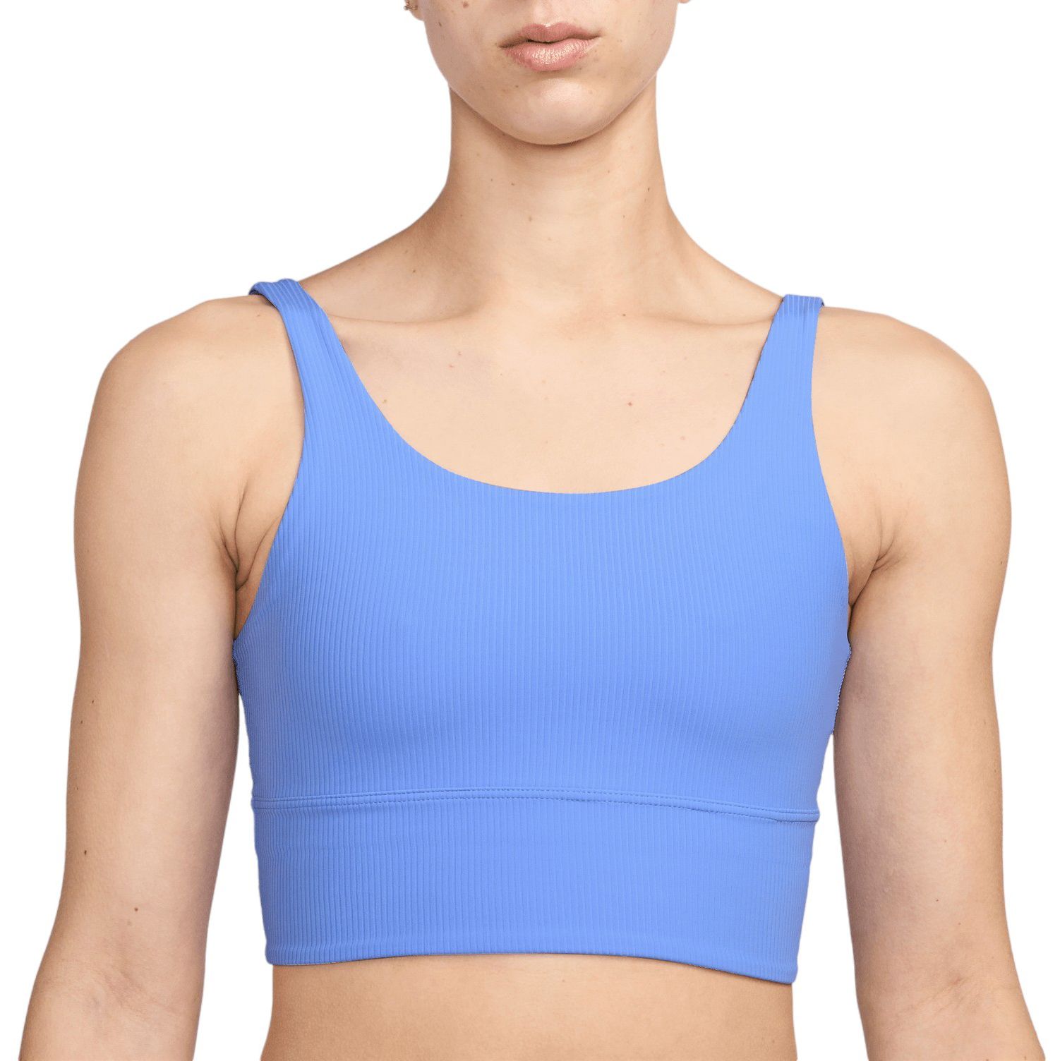 Nike Women's Zenvy Rib Light-Support Non-Padded Longline Sports Bra