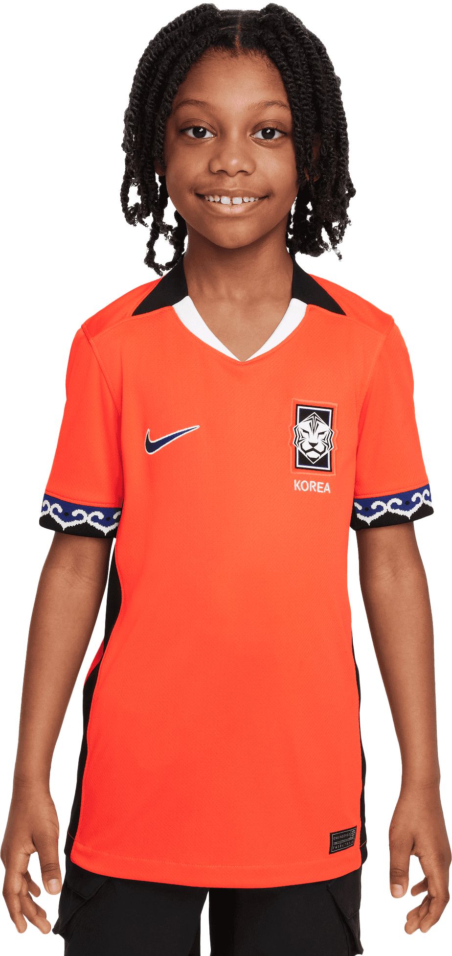 Nike Youth Korea 2025 Red Home Replica Jersey