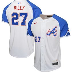 Nike Youth Atlanta Braves 2024 City Connect Austin Riley #27 Limited Vapor Jersey