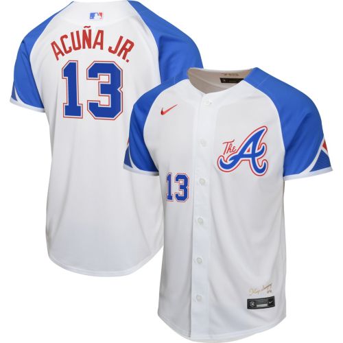 Nike Atlanta Braves ACUÑA JR. ユニフォーム 13番 Nike Youth Atlanta Braves City Connect Ronald Acuña Jr. #13