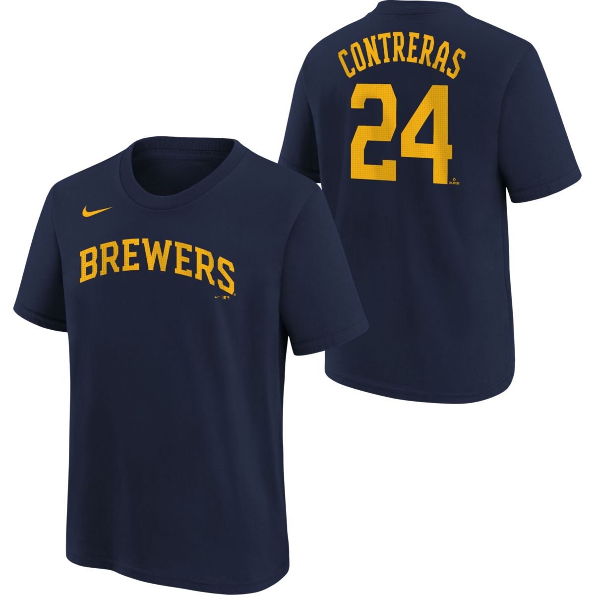 Nike Youth Boston Red Sox Garrett Crochet #35 Navy Home T-Shirt