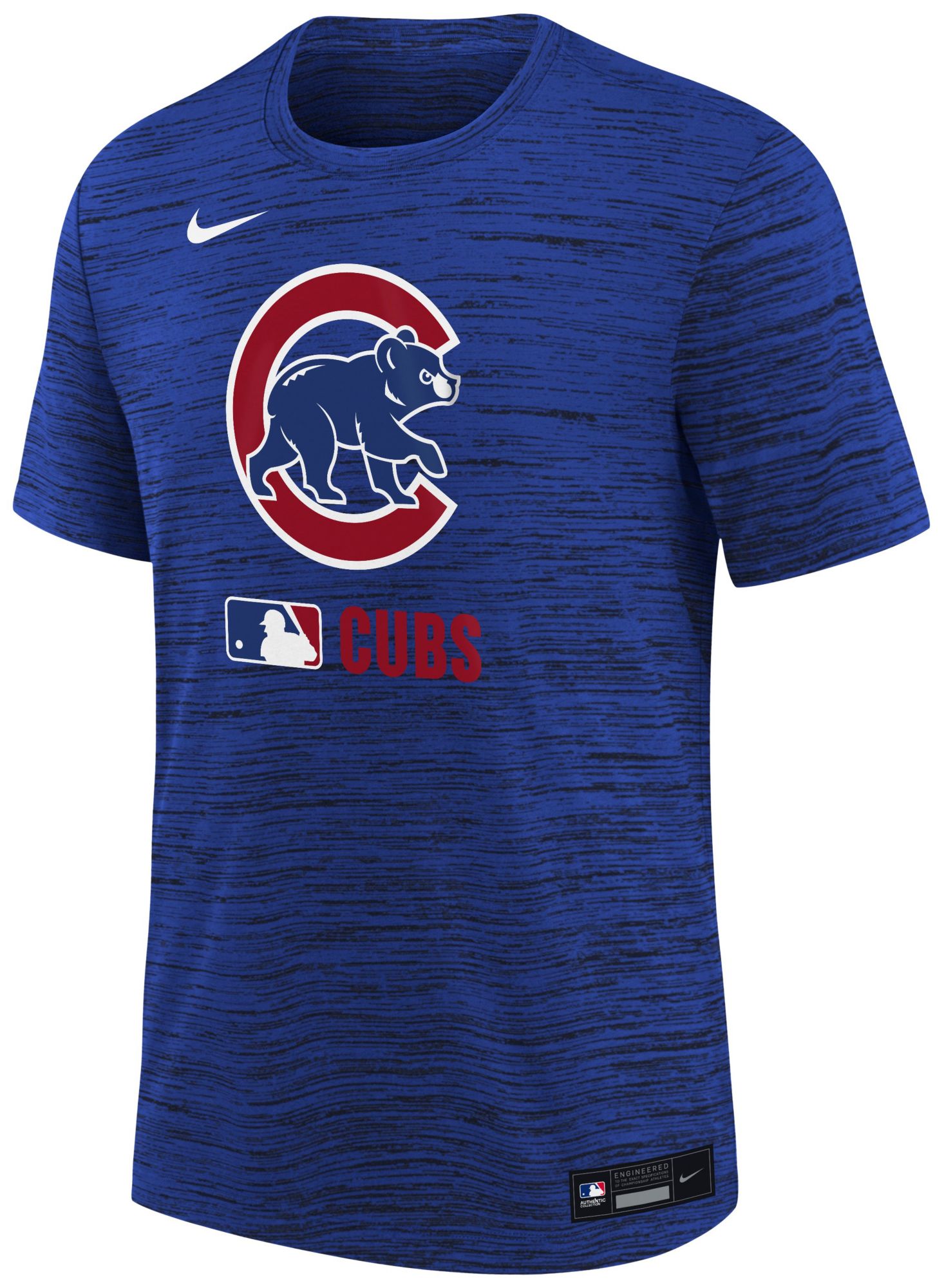 Nike Youth Chicago Cubs Velocity Blue T-Shirt