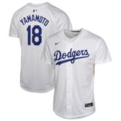 Nike Youth Los Angeles Dodgers Yoshinobu Yamamoto #18 White
