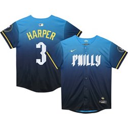 Nike Youth Philadelphia Phillies 2024 City Connect Bryce Harper #3 Limited Vapor Jersey