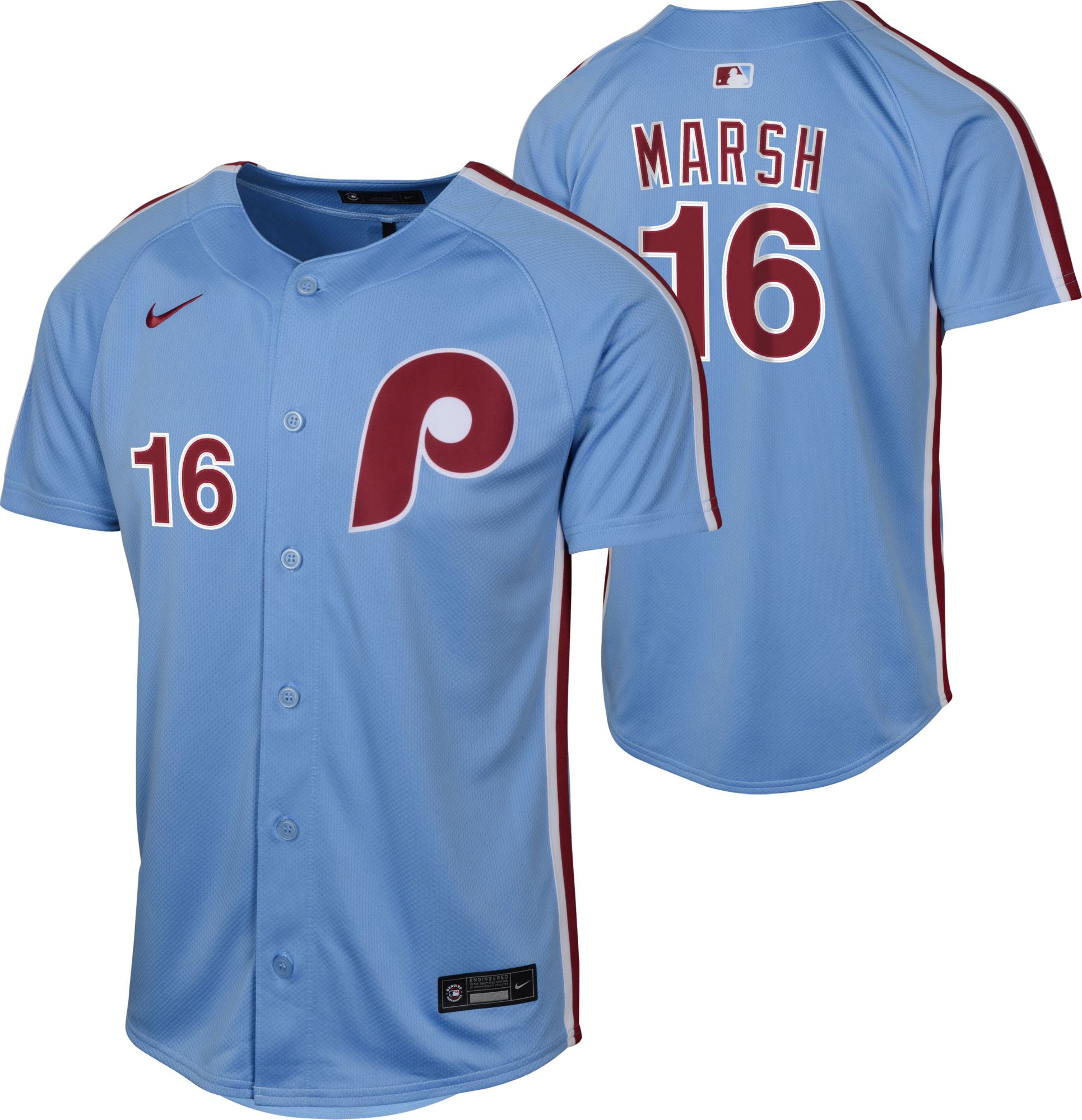 Nike Youth Philadelphia Phillies Brandon Marsh #16 Limited Jersey