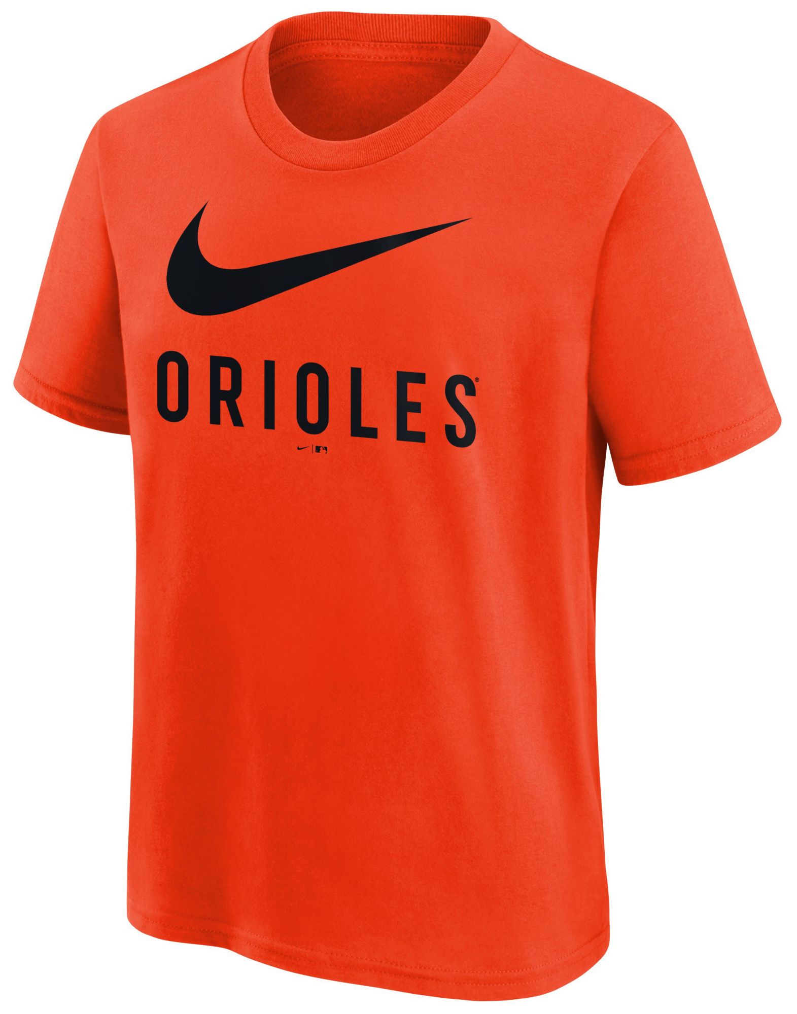 Nike Youth Baltimore Orioles Orange Swish Cotton T-Shirt