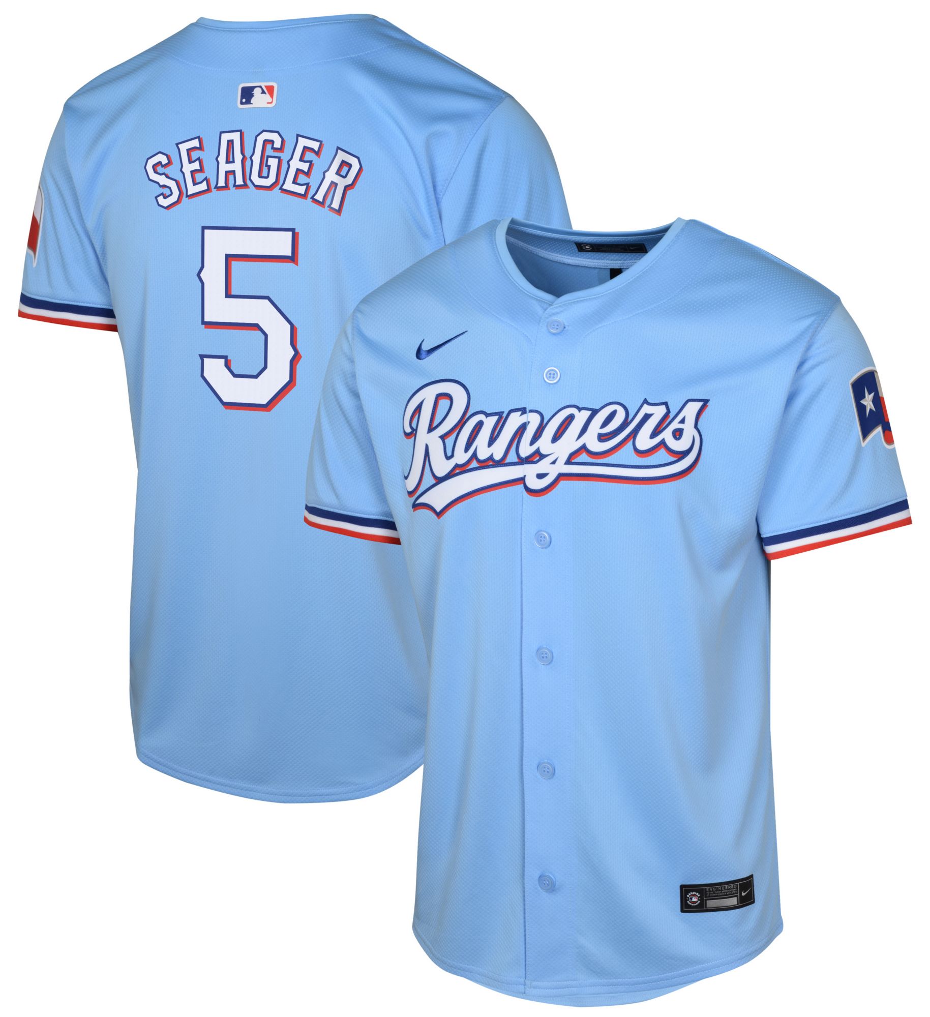 Texas rangers road jersey