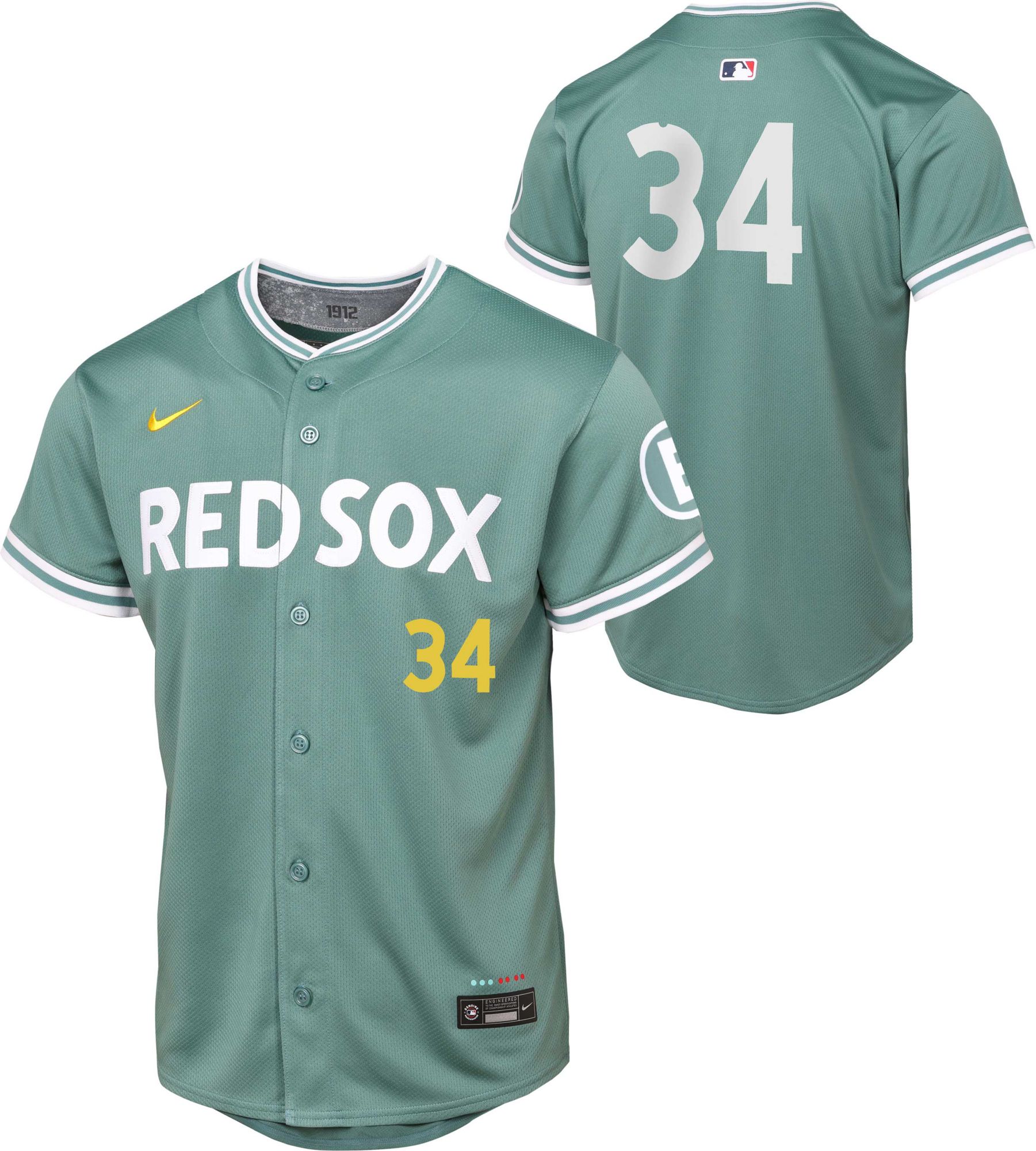 Nike Youth Boston Red Sox David Ortiz #34 City Connect Green Limited Vapor Jersey