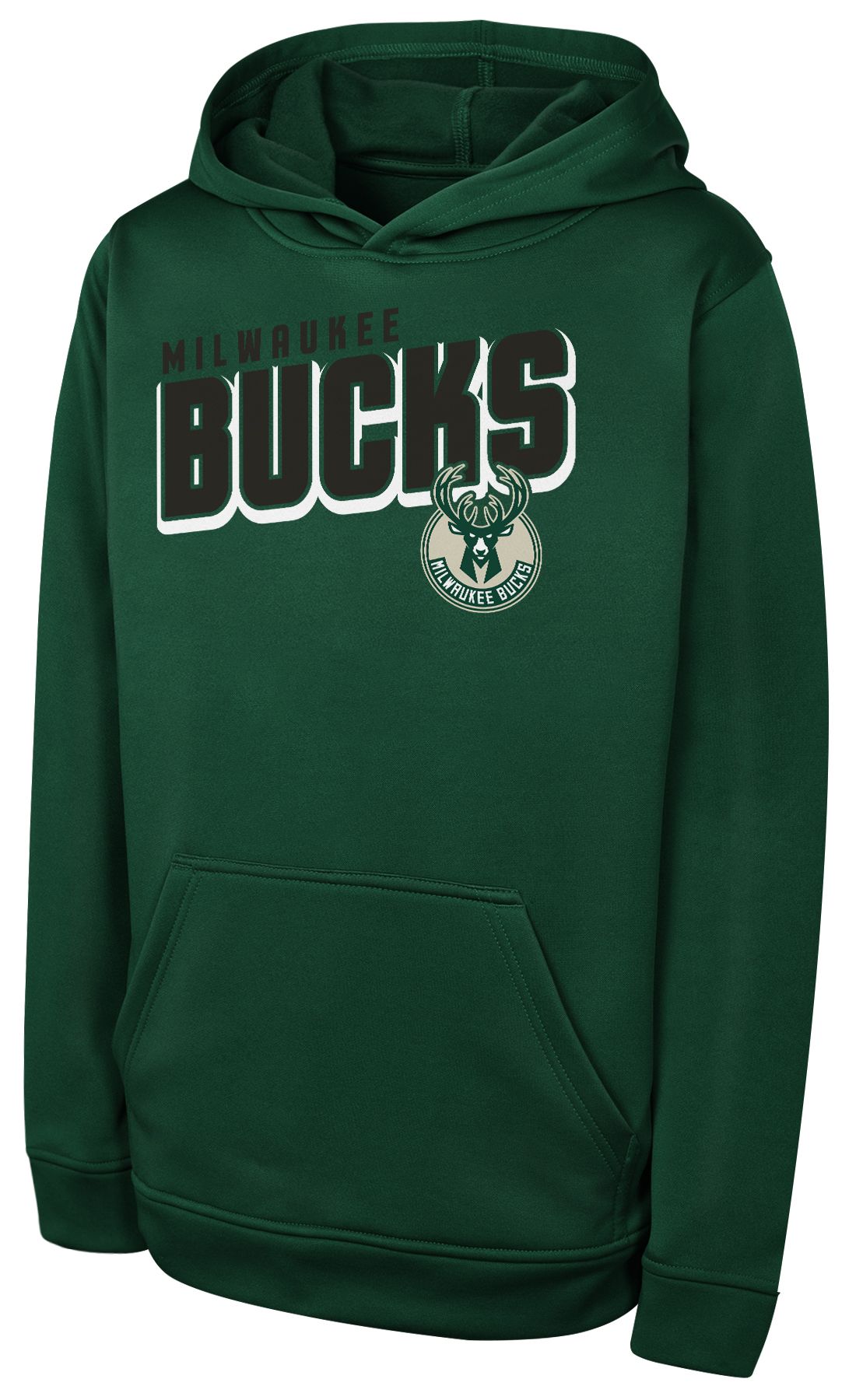 Outerstuff Youth Milwaukee Bucks Cyber Punk Pullover Hoodie