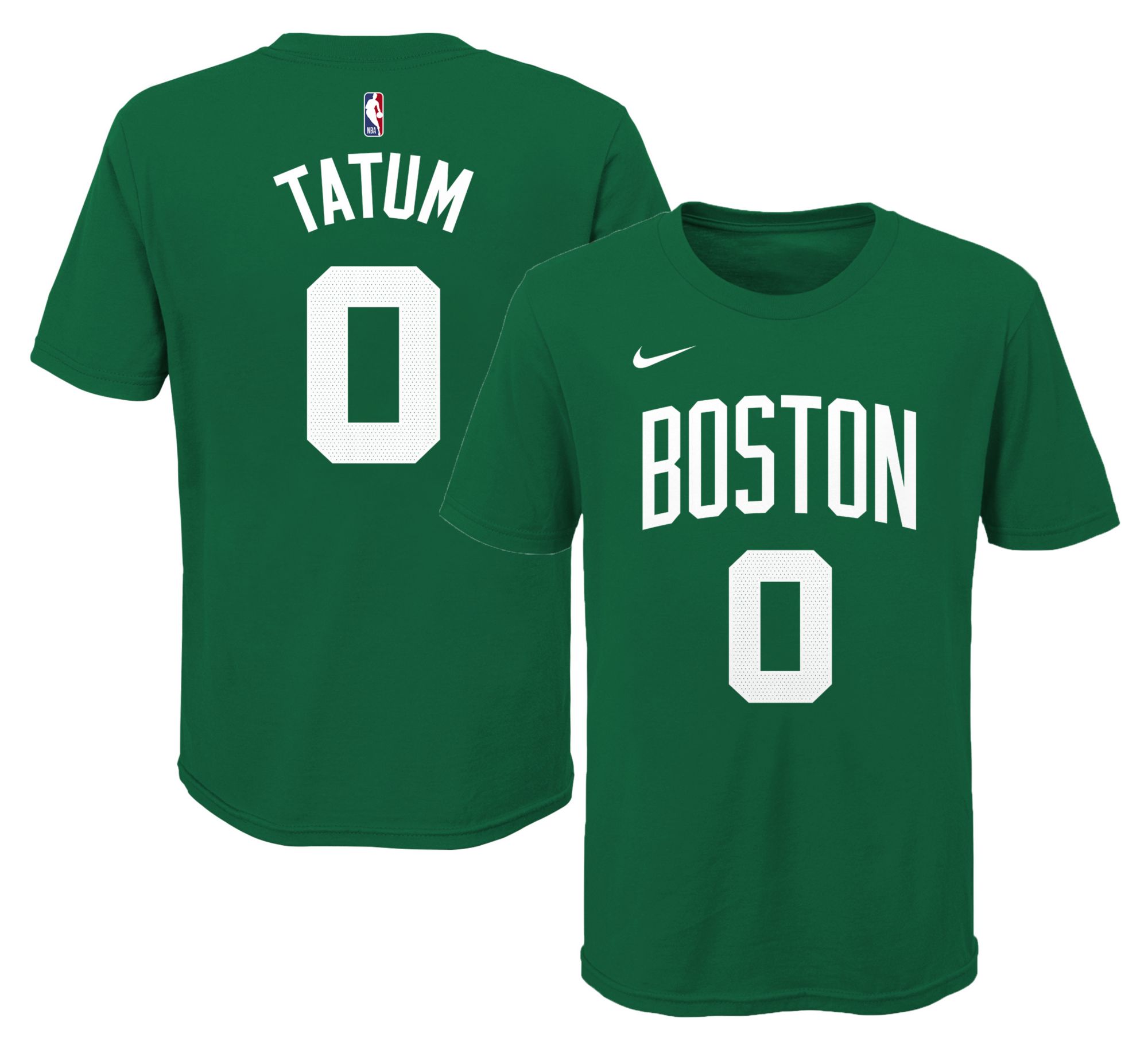 Nike Kid's Boston Celtics Jayson Tatum #0 Green T-Shirt