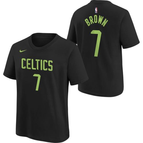 NIKE Jaylen Brown Boston Celtics ゲームシャツ ジャージ Jaylen Brown Nike Icon Swingman Jersey w/Vistaprint Patch