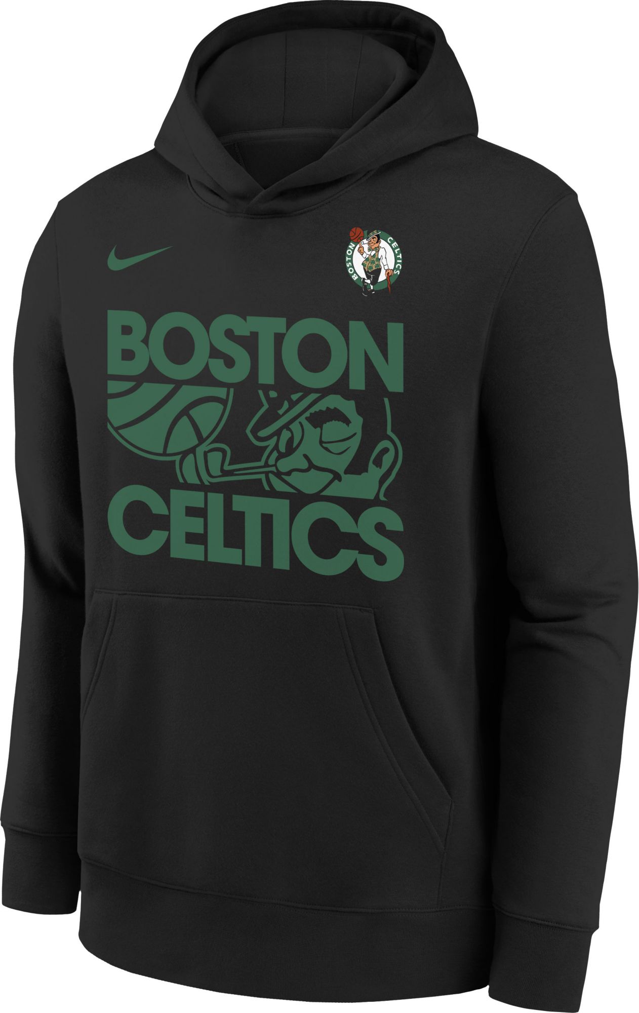 Nike Youth Boston Celtics Black Tioy Pullover Hoodie