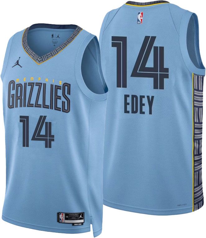 Jordan Youth Memphis Grizzlies Zach Edey #14 Statement Jersey