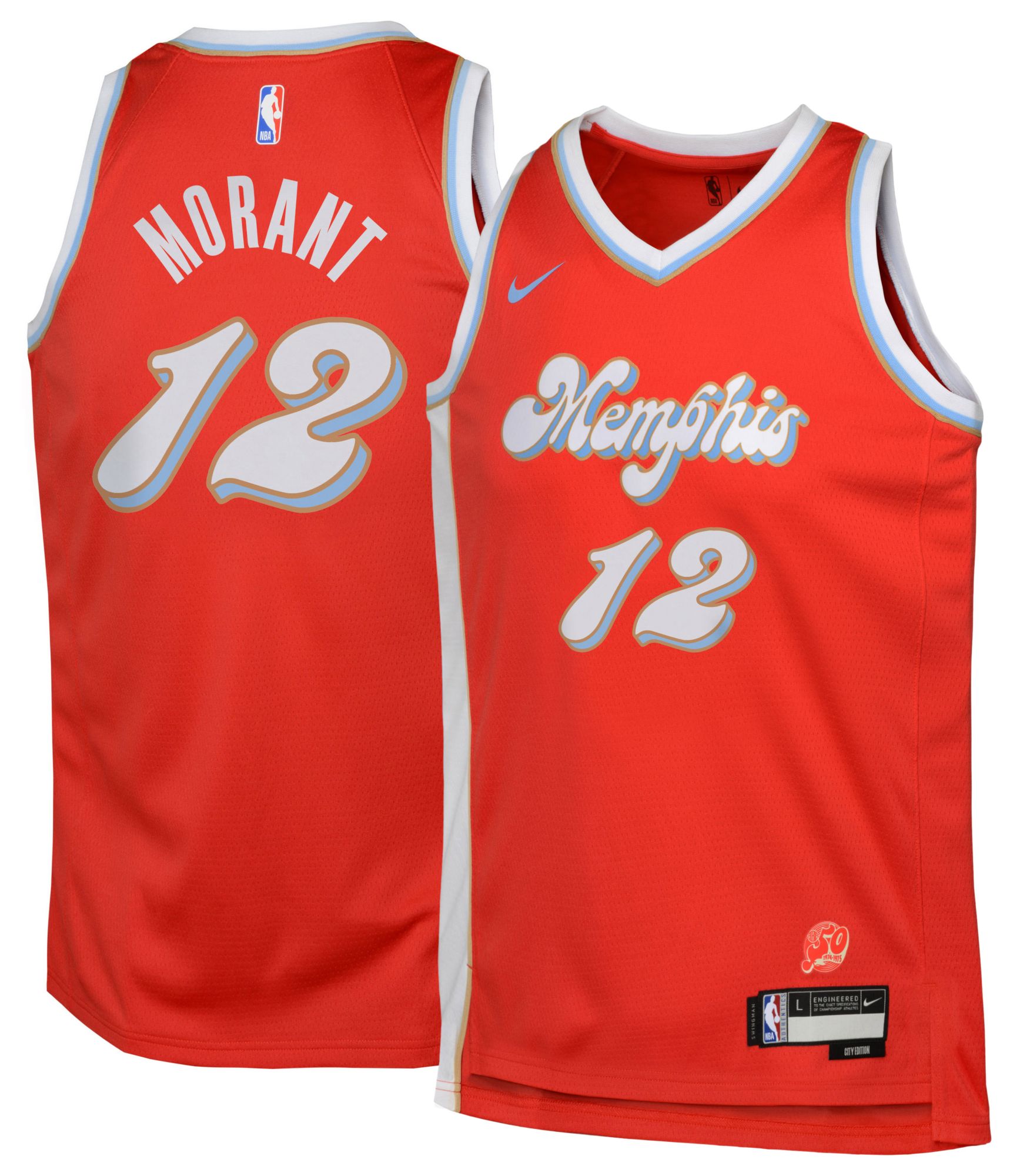 Nike Youth 2024-25 City Edition Memphis Grizzlies Ja Morant #12 Swingman Jersey