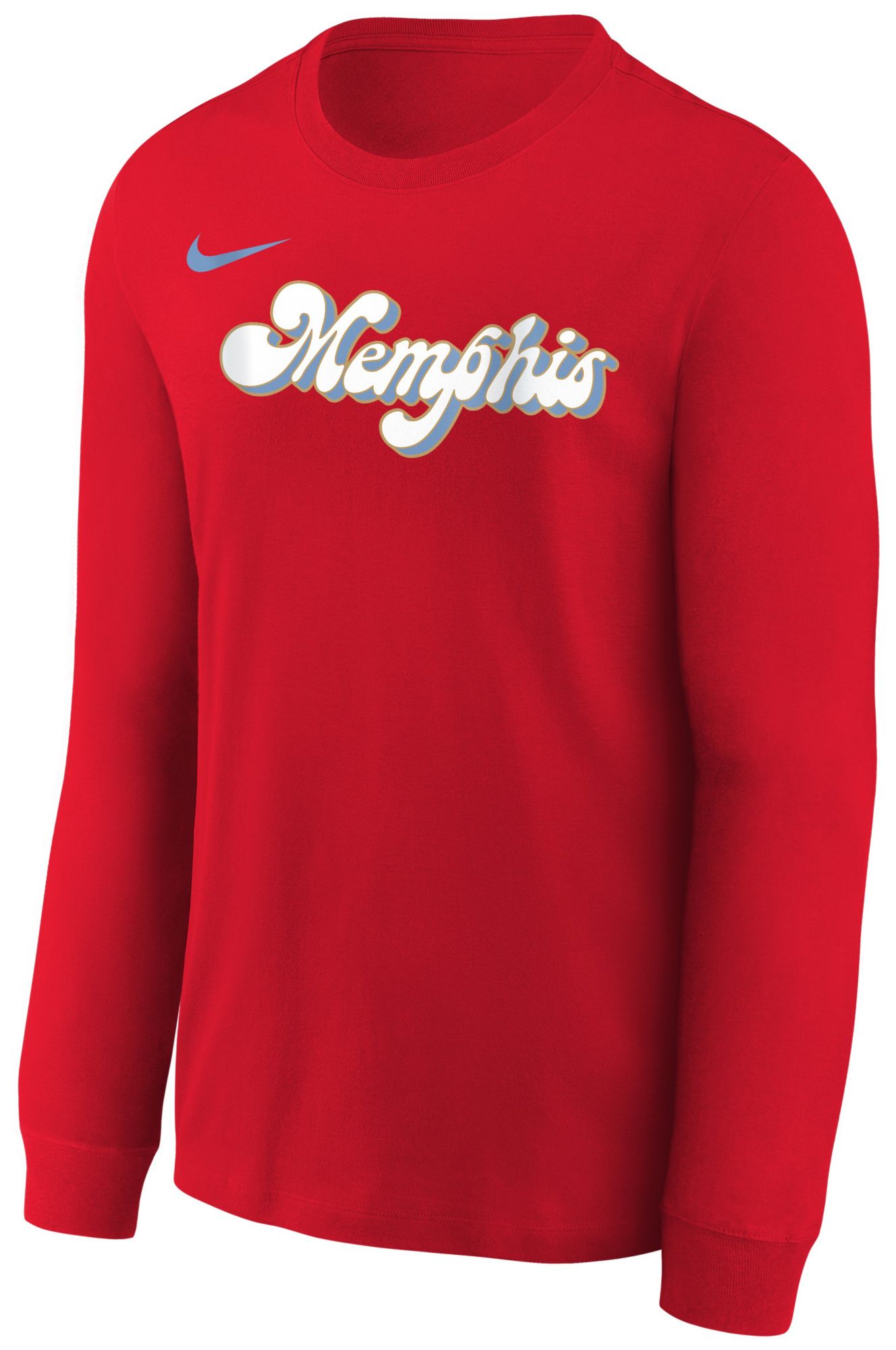 Nike Youth 2024-25 City Edition Memphis Grizzlies Essential Long Sleeve T-Shirt