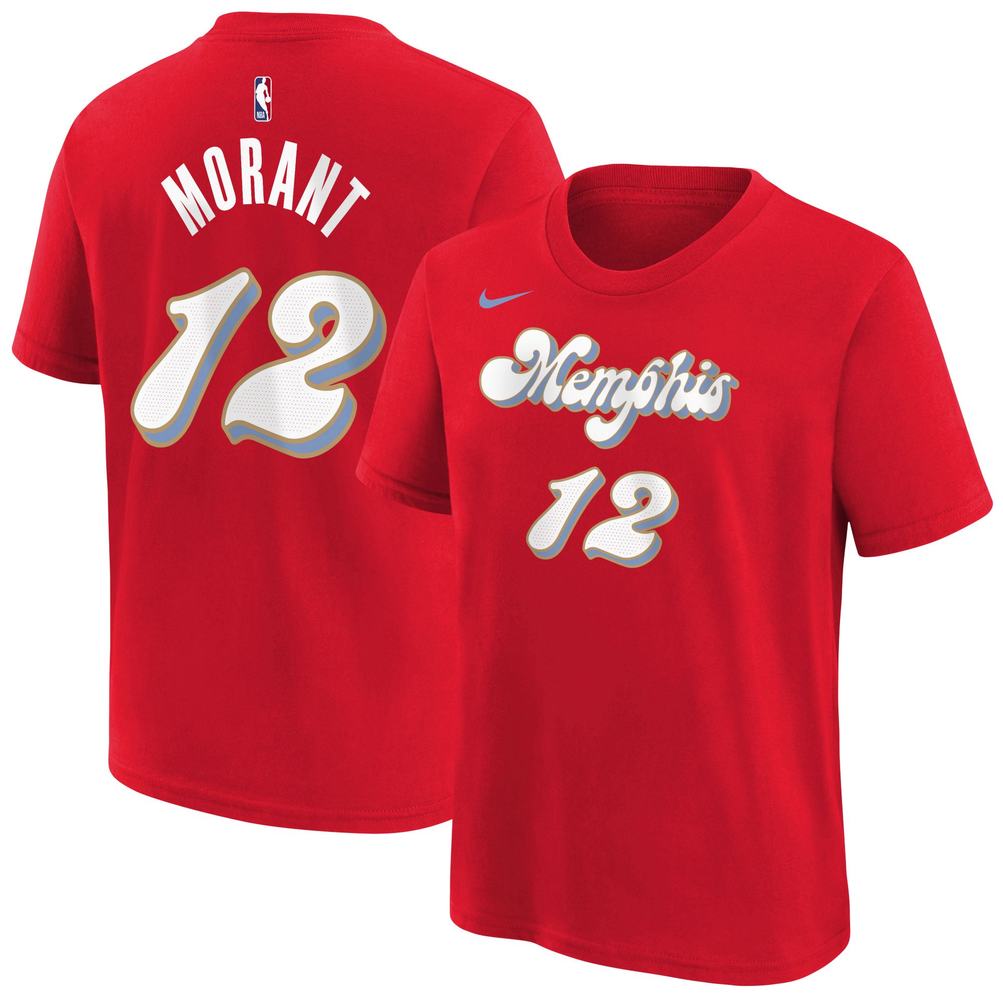 Nike Youth 2024-25 City Edition Memphis Grizzlies Ja Morant #12 T-Shirt
