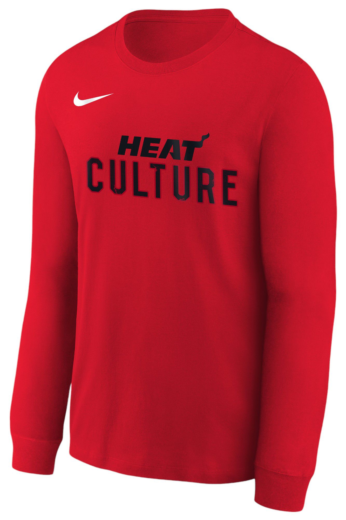 Nike Youth 2024-25 City Edition Miami Heat Essential Long Sleeve T-Shirt