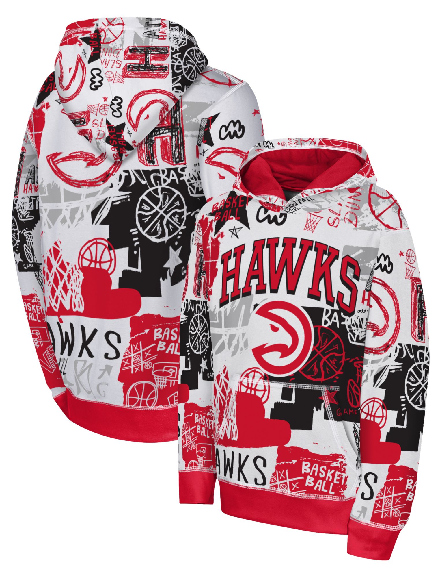 Nike Youth Atlanta Hawks Wild Style Sublimated Hoodie