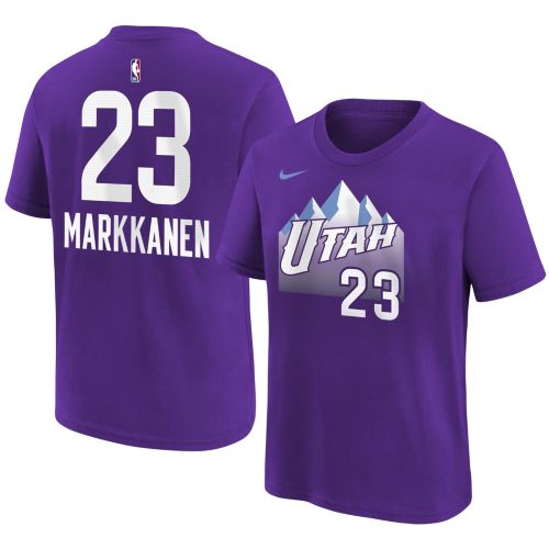 Basketball Utah Jazz City Edition T Shirt Mitchell Ness Youth Utah