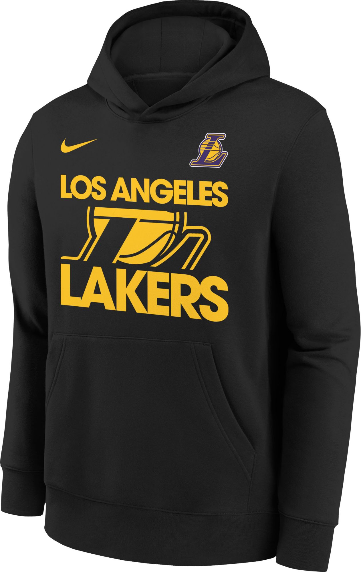 Nike Youth Los Angeles Lakers Black Tioy Pullover Hoodie