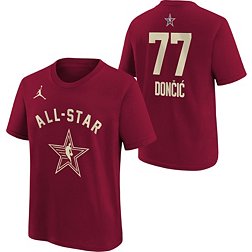 Nike Youth 2024 NBA All-Star Game Dallas Mavericks Luka Doncic #77 Red T-Shirt