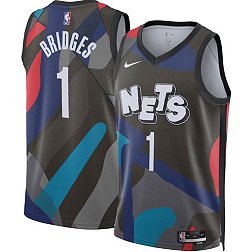 Nike Adult 2023-24 City Edition Brooklyn Nets Mikal Bridges #1 Swingman Jersey