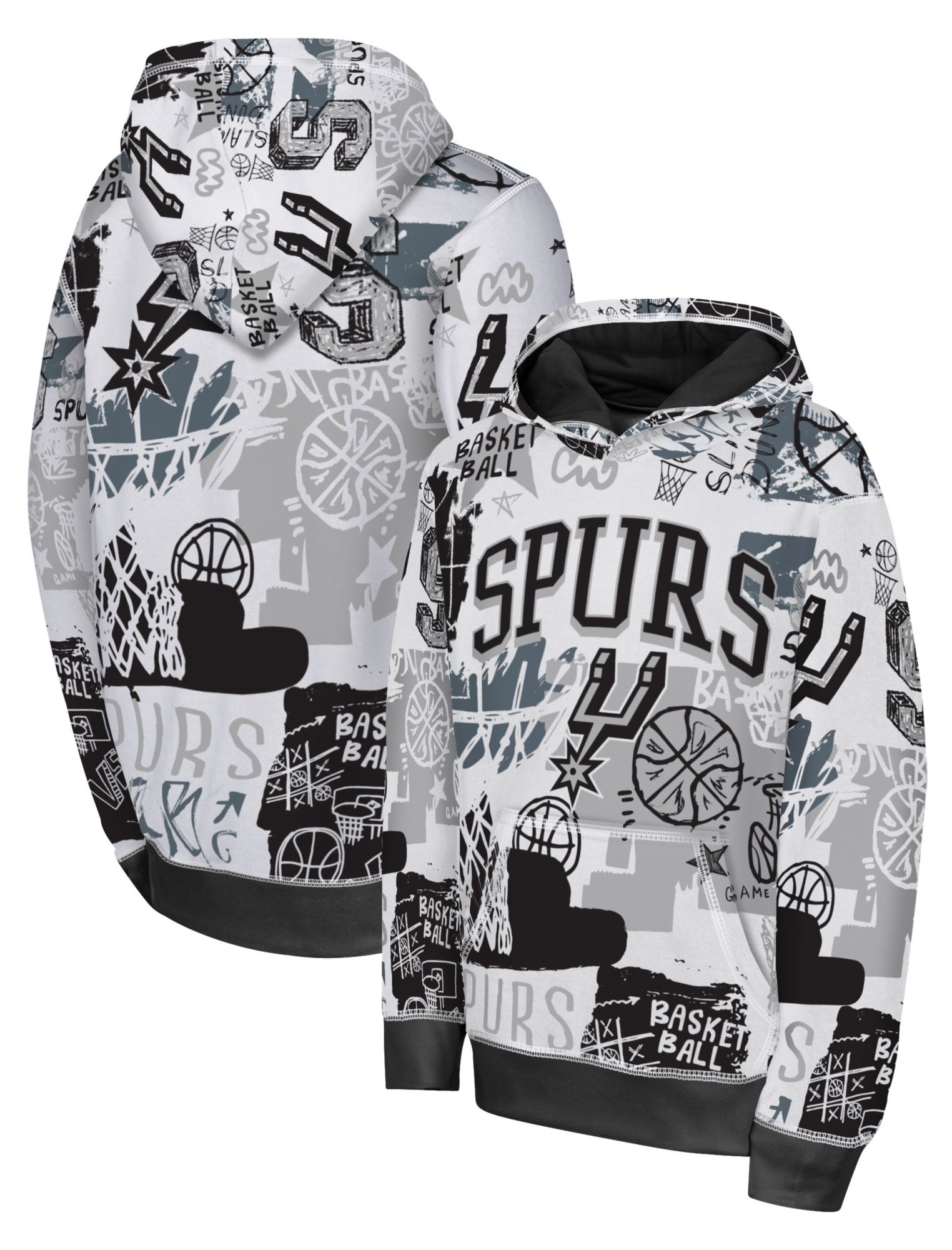 Nike Youth San Antonio Spurs Wild Style Sublimated Hoodie