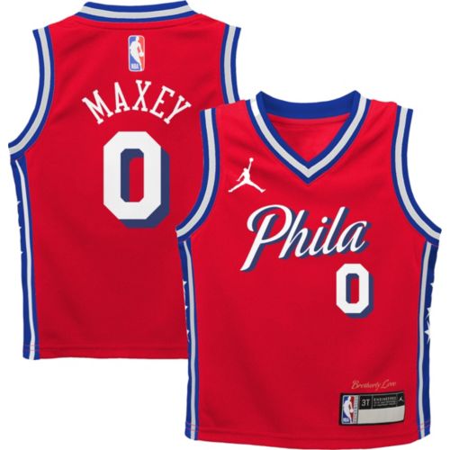 ウェア NIKE NBA SIXERS #0 T. MAXEY size XL Unisex Nike Tyrese Maxey White Philadelphia 76ers 2024/25