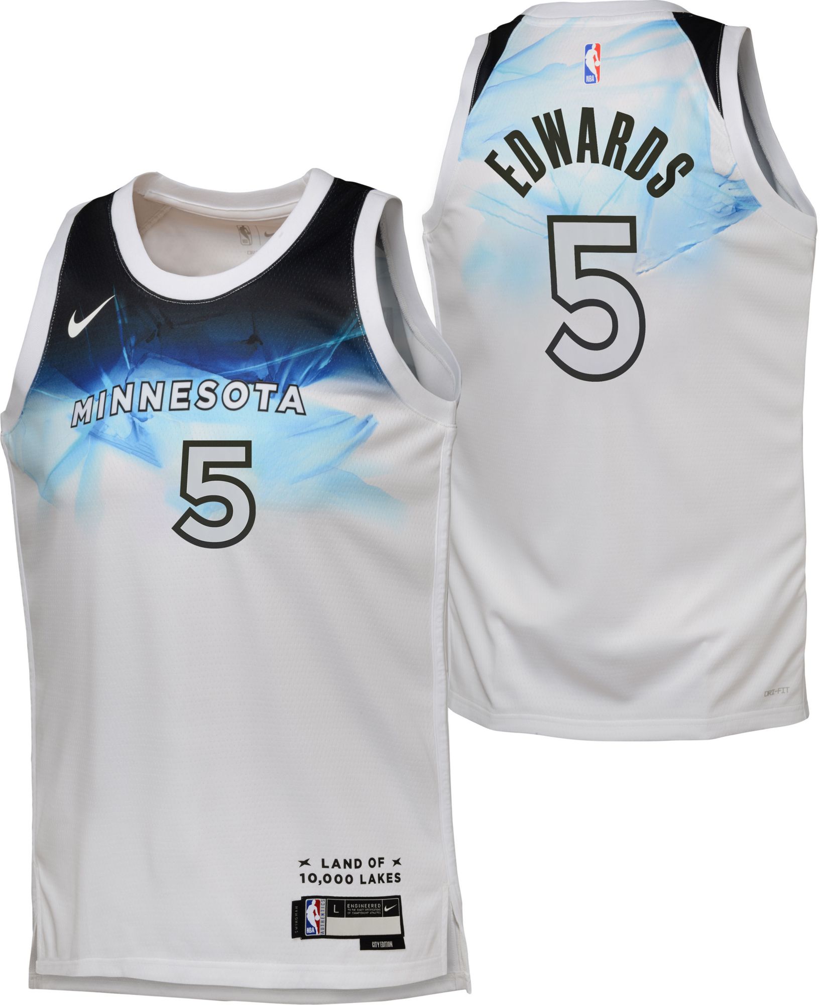 Nike Youth 2024-25 City Edition Minnesota Timberwolves Anthony Edwards #5 Swingman Jersey