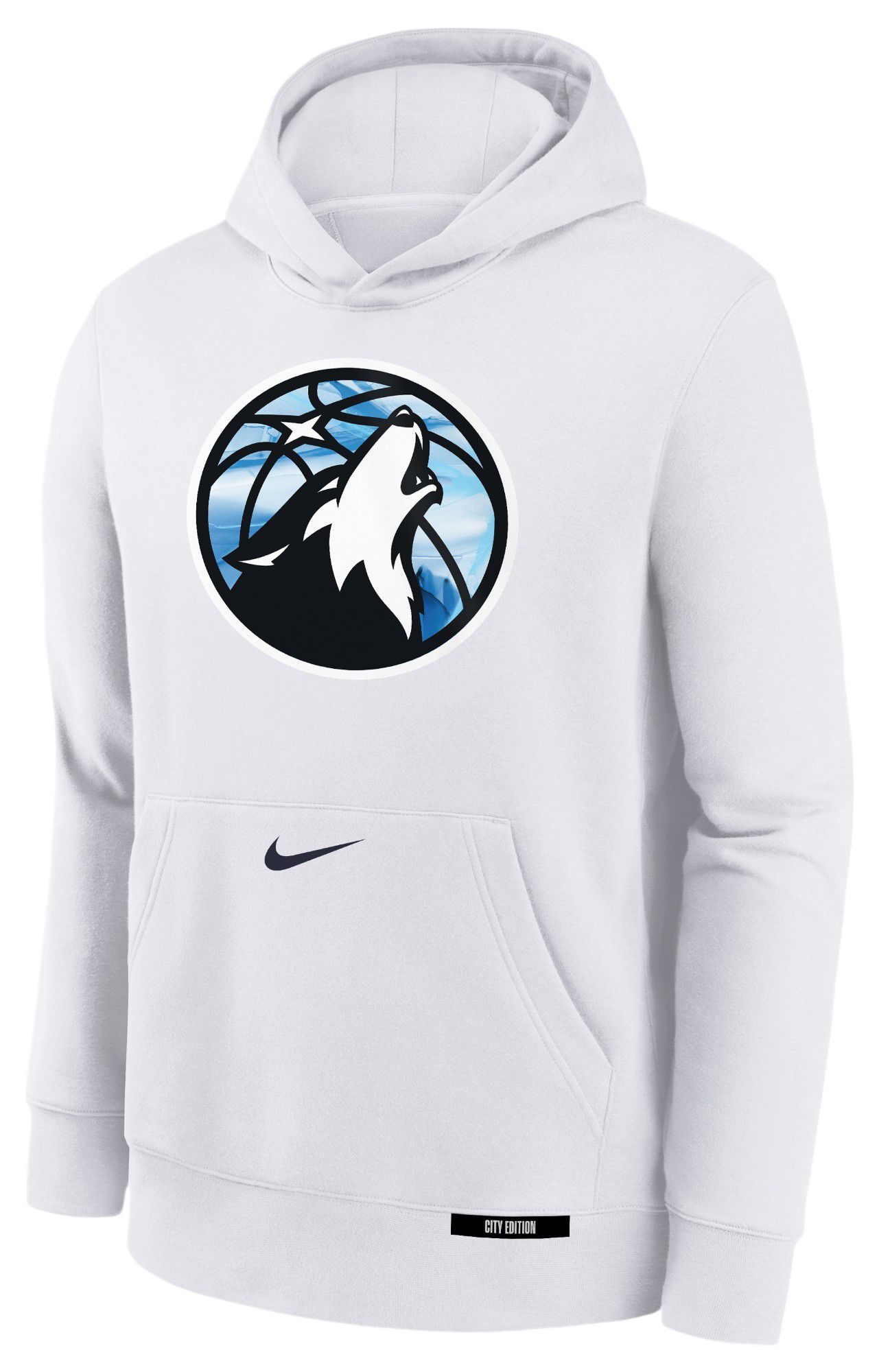 Nike Youth 2024-25 City Edition Minnesota Timberwolves Club Hoodie