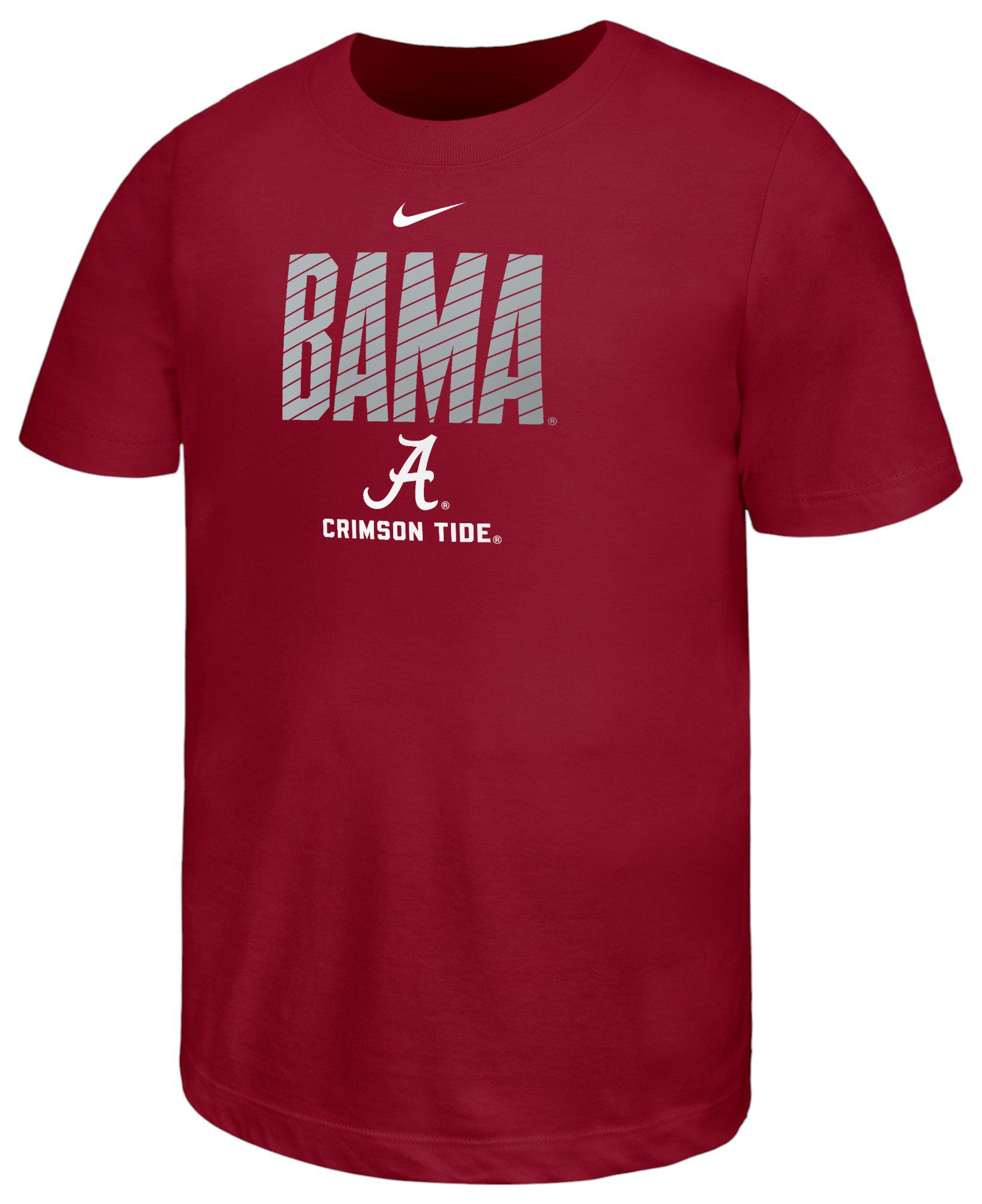 Nike Youth Alabama Crimson Tide Crimson Cotton Stripe T-Shirt