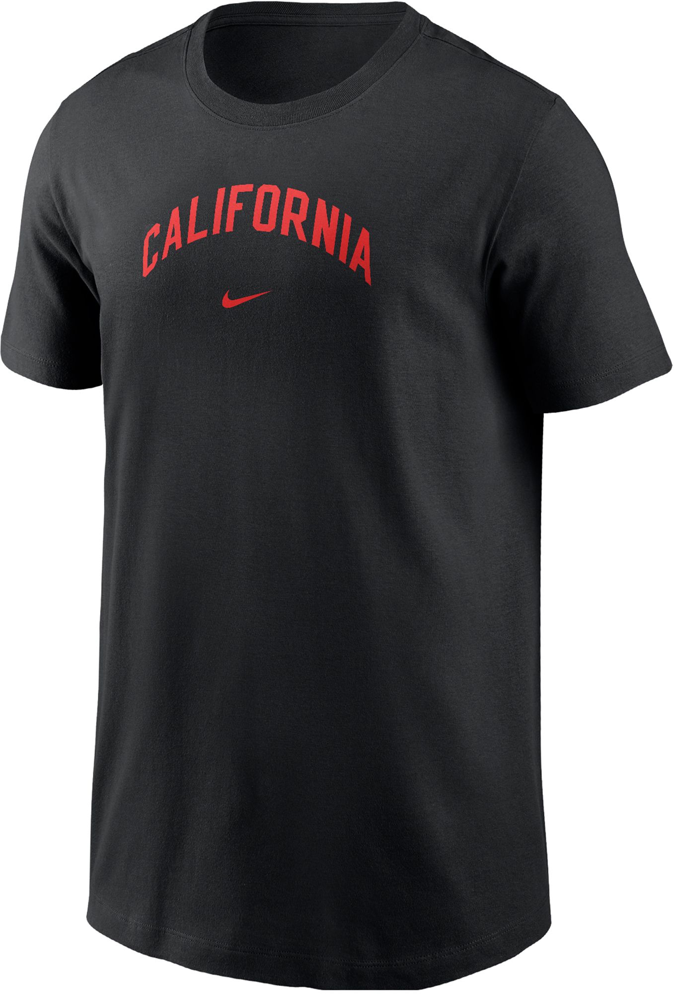 Nike Youth Cal U Vulcans Black Core Cotton Arch Wordmark T-Shirt