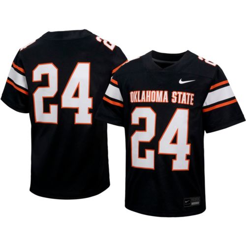Nike Little Kids' Oklahoma State Cowboys #24 Black Replica Home
