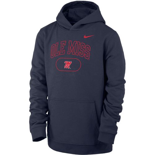 Nike Women's Ole Miss Rebels Blue Varsity Fleece Pullover Hoodie
