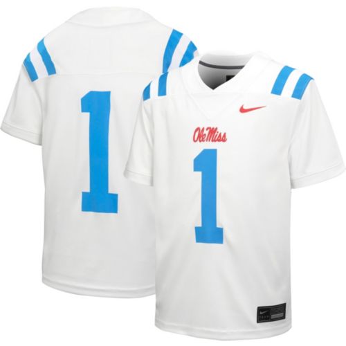 Nike Men's Ole Miss Rebels #1 Blue Alternate Replica Football - Main Image