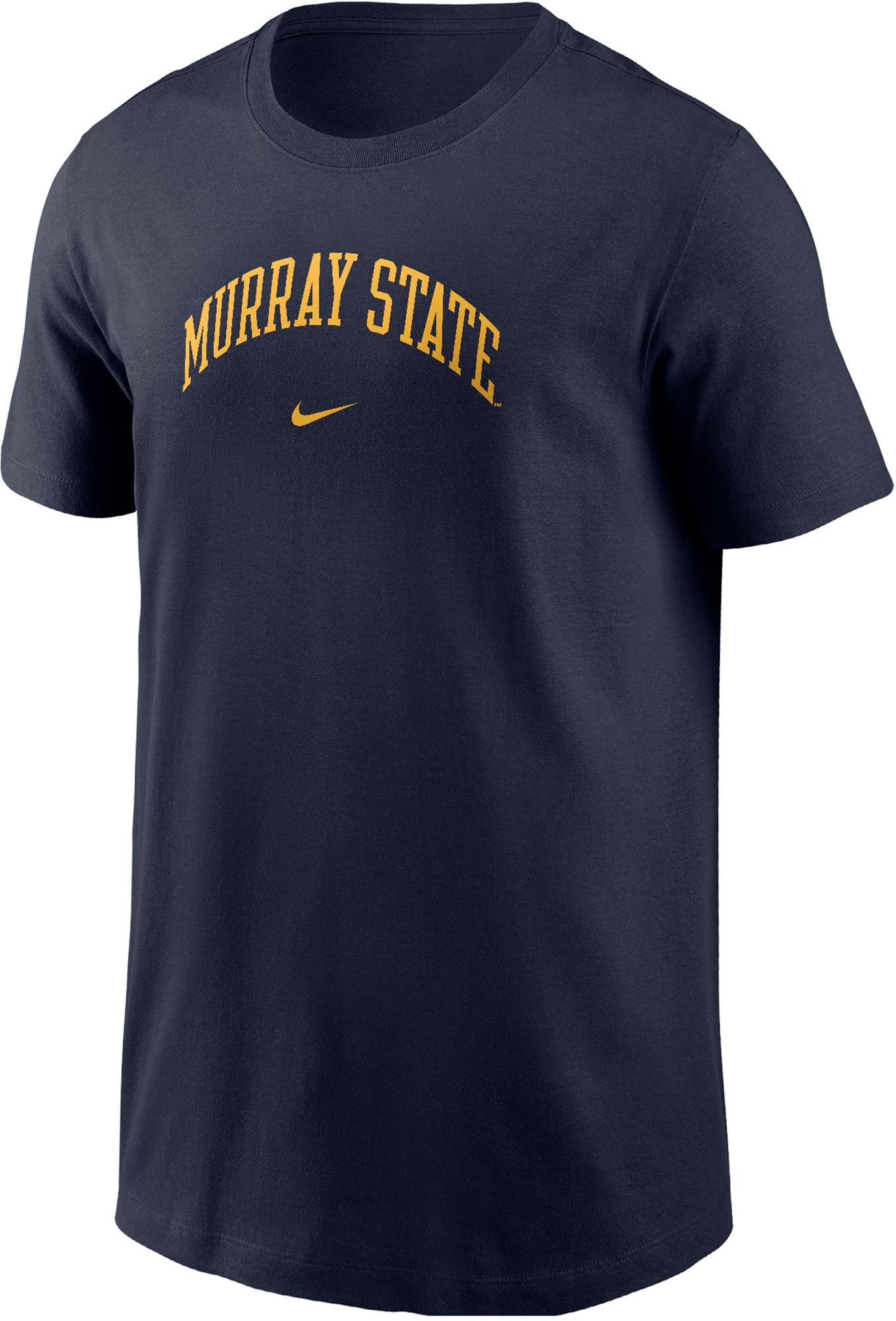 Nike Youth Murray State Racers Navy Blue Core Cotton Arch Wordmark T-Shirt