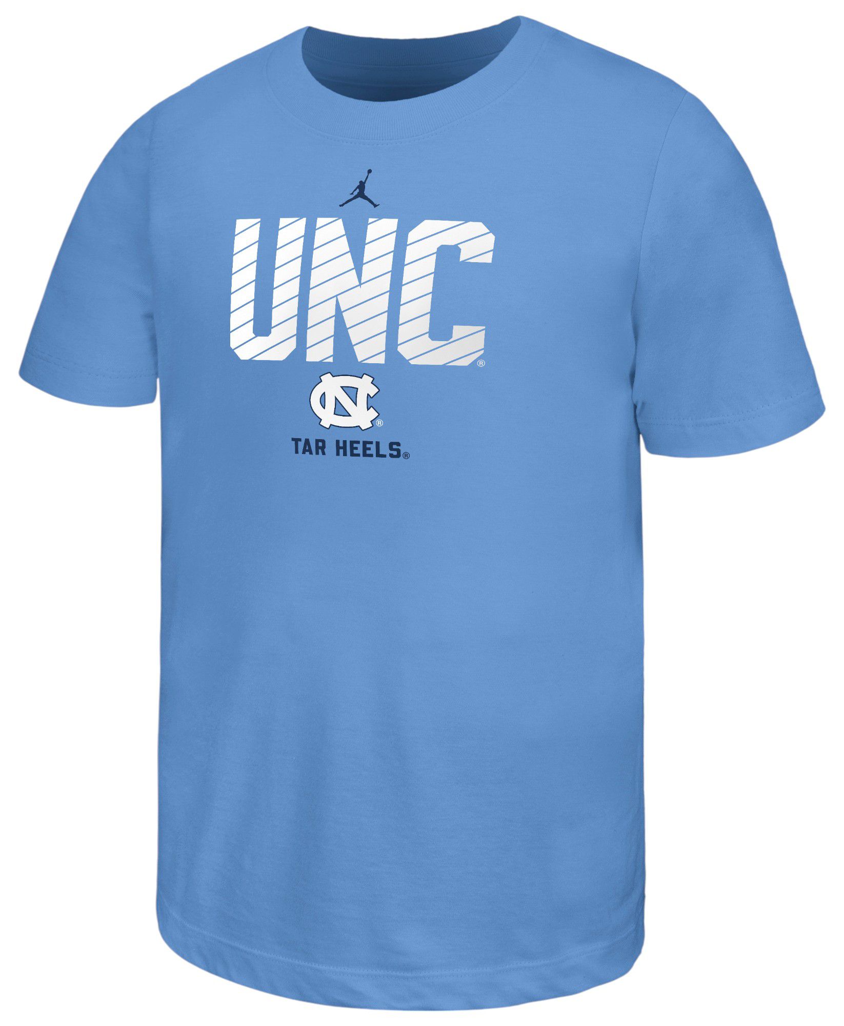 Nike Youth North Carolina Tar Heels Light Blue Cotton Stripe T-Shirt