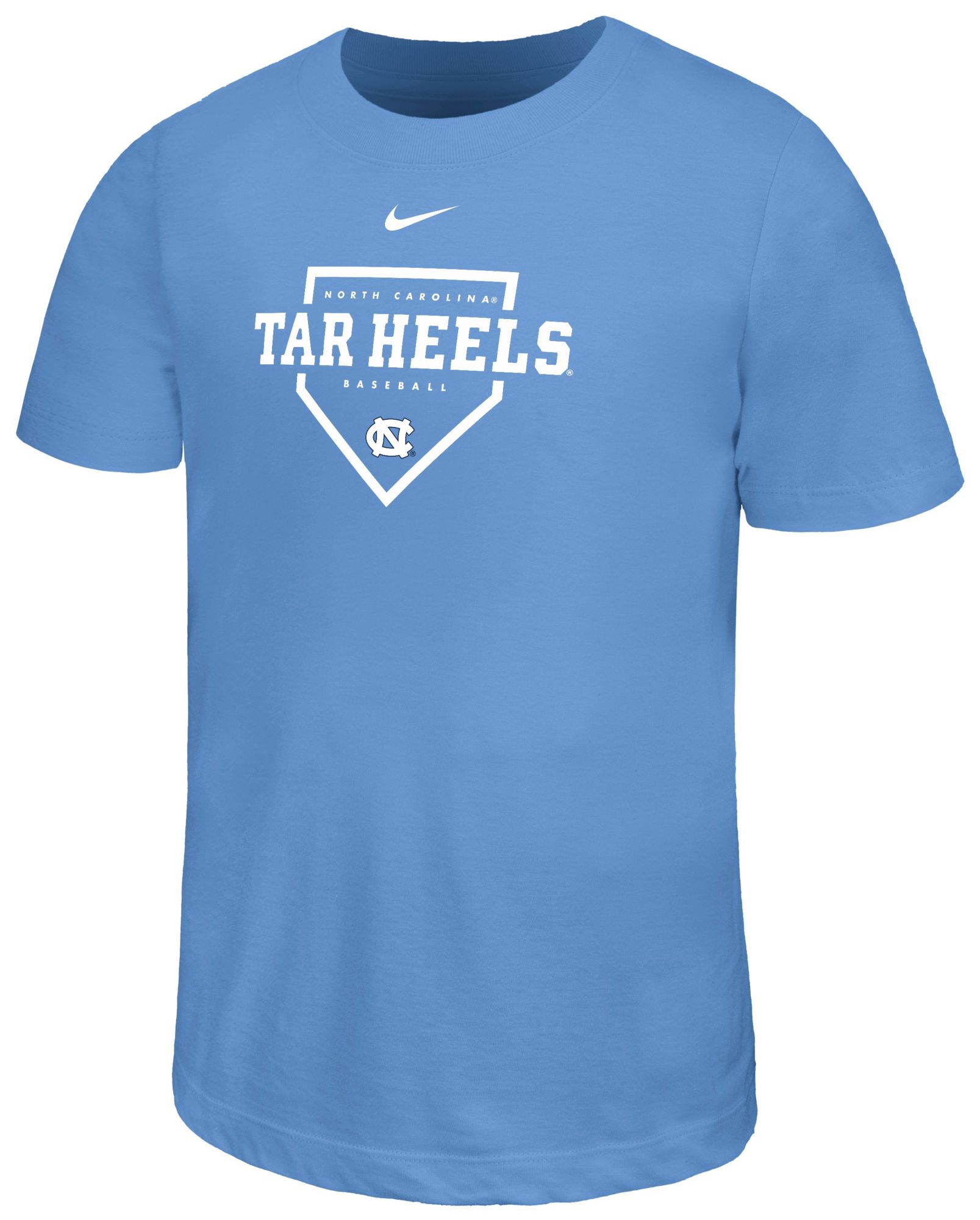 Nike Youth North Carolina Tar Heels Light Blue Legend Baseball Plate T-Shirt