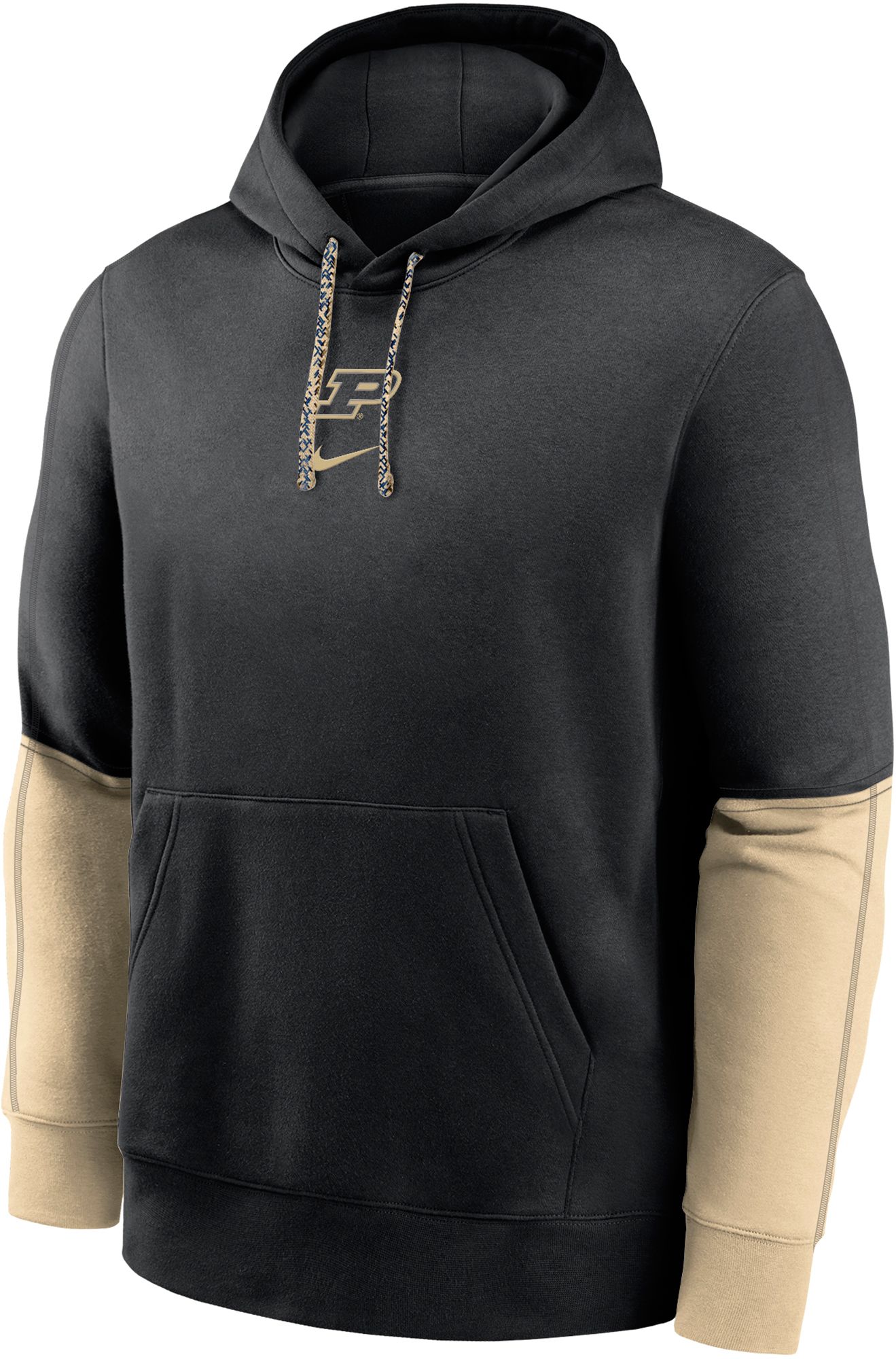 Nike Youth Purdue Boilermakers Black Team Issue Club Fleece Hoodie