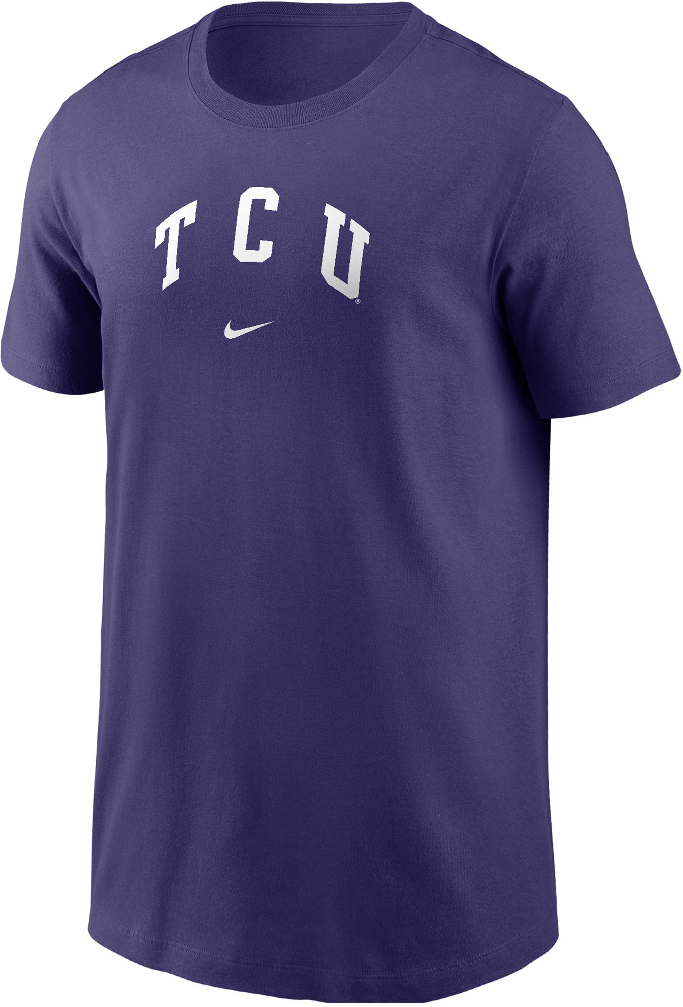 Nike Youth TCU Horned Frogs Purple Arch Core Cotton T-Shirt