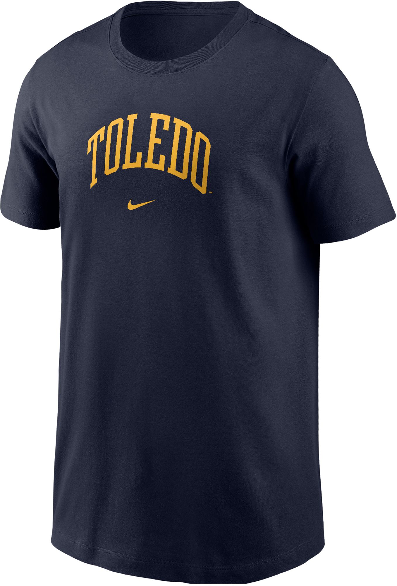 Nike Youth Toledo Rockets Midnight Blue Core Cotton Arch Wordmark T-Shirt