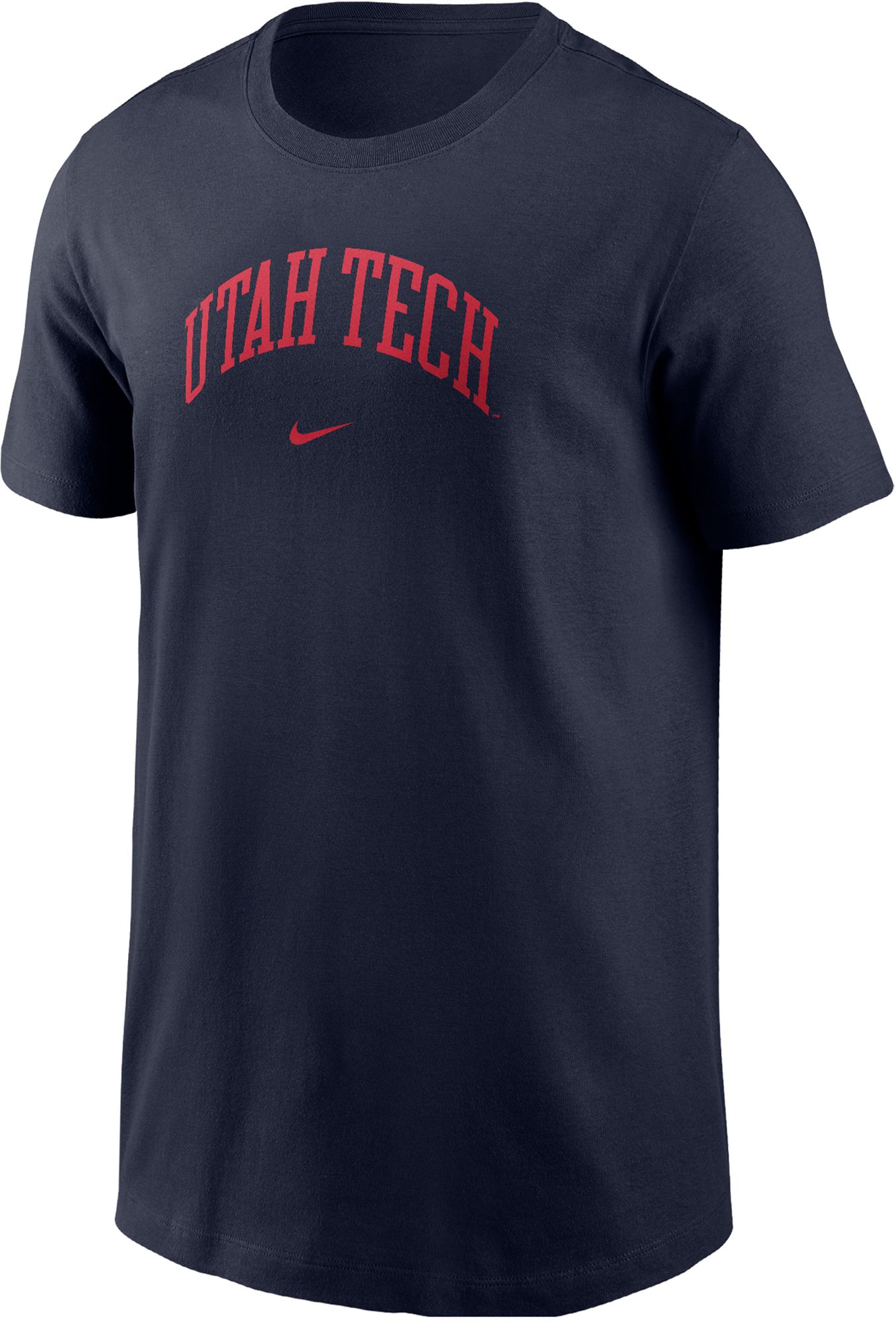 Nike Youth Utah Tech Trailblazers Navy Core Cotton Arch Wordmark T-Shirt