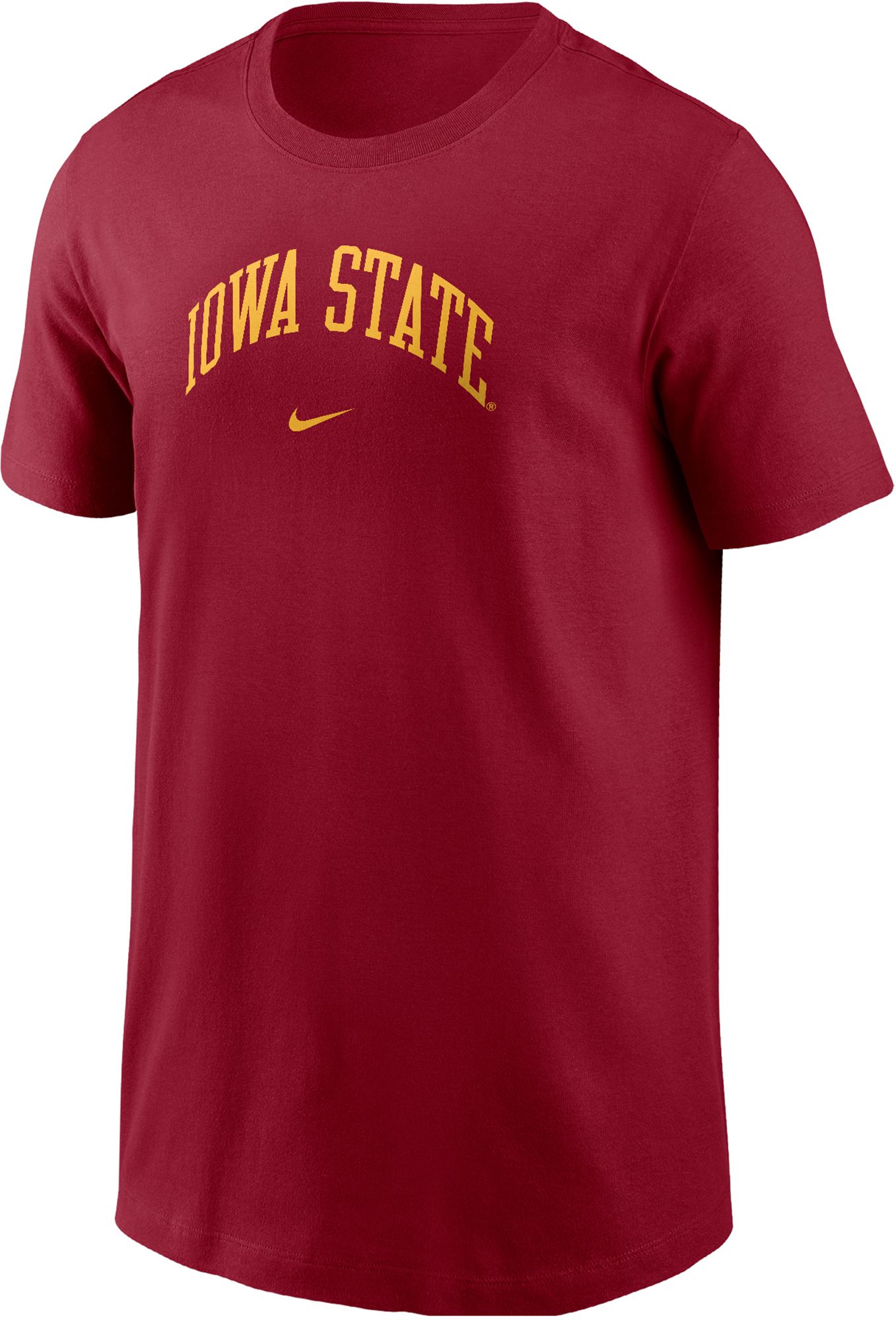 Nike Youth Iowa State Cyclones Cardinal Core Cotton Arch Wordmark T-Shirt