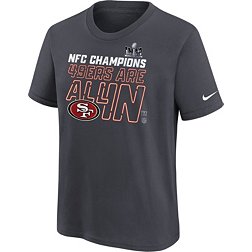 Nike Youth 2024 NFC Conference Champions San Francisco 49ers Locker Room T-Shirt