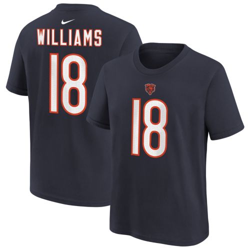 Nike Youth Chicago Bears Rome Odunze #15 Navy Game Jersey