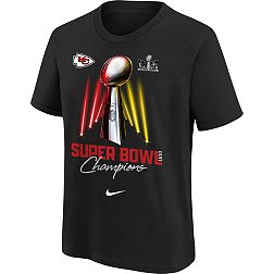 Nike Youth Super Bowl LVIII Champions Kansas City Chiefs Trophy T-Shirt